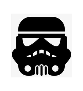 Star Wars 1 Sticker 10*10 Cm