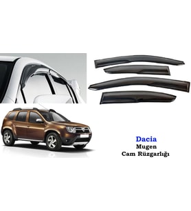 Dacia Duster Mugen Cam Kenar Rüzgarlığı 2010 - 2017