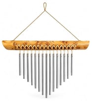 Bambu Metal Çubuklu Rüzgar Çanı No:1047