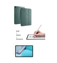 Galaxy A9 Plus 11 inç X210 Uyumlu Tablet Kılıfı Tablet Kalemi Ve Ekran Koruyucu Set
