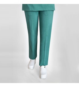 Unisex Ameliyat Yeşili Esnek  Likralı Doktor Hemşire Aşçı  Tek Alt Pantolon