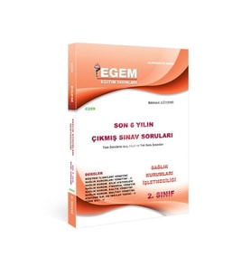 Egem Yayınları AÖF 2. Sınıf Laborant ve Veteriner Sağlık Bahar Dönemi Çıkmış Sınav Soruları (Çok Renkli)
