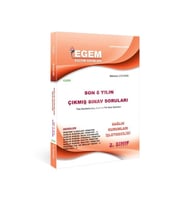 Egem Yayınları AÖF 2. Sınıf Laborant ve Veteriner Sağlık Bahar Dönemi Çıkmış Sınav Soruları (Çok Renkli)