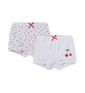 Civil Girls Kız Çocuk Kiraz 2-10 Yaş 2'li Boxer - Standart