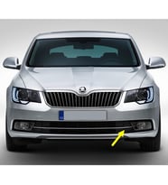 Skoda Superb 2 2014-2015 Sol Sis Farı Yan Kapak Krom Çıtalı 3T0853665B
