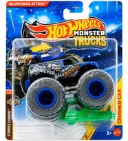 Hot Wheels Fyj44 Monster Trucks Silver Back Attack - Jhy67-Fyj44