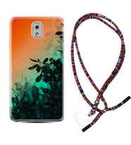Samsung Note 3 4 5 8 9 20 Ultra 10 Lite Kılıf Boyun Asklı Rasta Silikon Güzel Çiçekler 1712