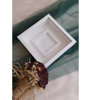25x25 Cm Verda Anı Çerçevesi-6 cm Derinlikli Anı Çerçevesi(Fotoğraf Hediye)