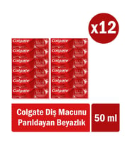 Colgate Optic White Parıldayan Beyazlık Beyazlatıcı Diş Macunu 50 ml x 12 Adet Tek Ebat