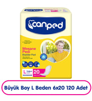 Canped Mesane Pedi L Beden Yoğun 20x6 120 Adet
