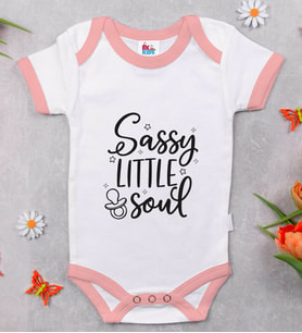 BK Kids Sassy Little Soul Tasarımlı Pembe Bebek Body Zıbın-1