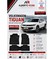 VOLKSWAGEN TİGUAN 2024 - 2026 Araca Özel Kauçuk 3D Profesyonel Oto Paspası