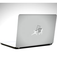 Eskrim ve Çit Laptop Sticker 14 inch (35X26CM)