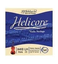 D'Addario H410LH Helicore Viyola Tel Seti (Long Scale - Heavy) Çok Lifli Çelik Öz ile Maksimum Volüm Yüksek Gerilim Dayanımı ve Profesyonel Artikülasyon