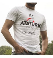 İzindeyiz Beyaz Tişört
