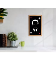 BK Home İsme Özel Godfather Baba Tasarımlı Dekoratif Retro Ahşap Tablo-15