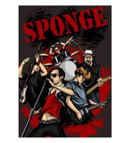 Sünger Tablo Ahşap Poster Dekoratif