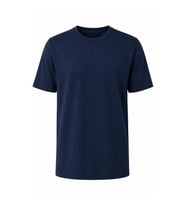 Trender O Yaka Keten Lacivert Erkek T-Shirt 4048