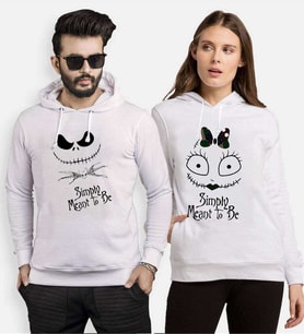 Tshirthane Simply Meant To Be Sevgili Kombinleri Kapüşonlu Kombini (Tek Ürün Fiyatıdır.)