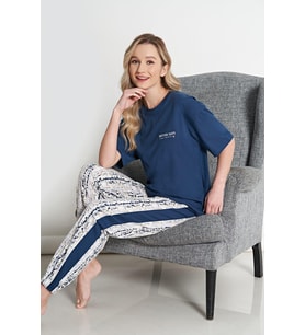 Pijadore 1682 Kadın Kısa Kollu Pijama Takım