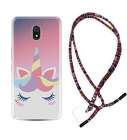 Xiaomi Redmi 8A 8 Pro 9C 9T 10C 11T Pro Kılıf Boyun Asklı Rasta Silikon Sweety Unicorn 1737