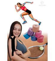 Kinezyo Sporcu Bandı Ağrı Bandı Siyah 5 M X 5 Cm KT-007