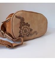 A Leather El Yapımı Hakiki Deri Kadın Bel Çantası (A.Taba)