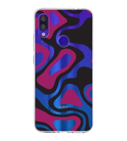 Xiaomi Redmi Note 7 Pro Uyumlu Kapak Renkli Desen Tasarımlı Şeffaf Silikon Kılıf