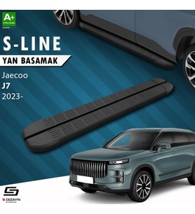 S-Dizayn Jaecoo J7 S-Line Siyah Yan Basamak 183 Cm 2023 Üzeri