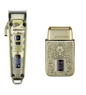 ARWOAN 2'Lİ KOMBO V114+V335 TIRAŞ MAKİNELERİ SİNEK KAYDI TRAŞ SAÇ SAKAL TRAŞI