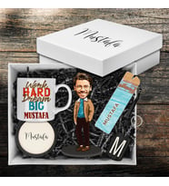 Motto Gift Erkeklere Özel Tasarım Karikatür Biblolu Hediye Kutusu 112987