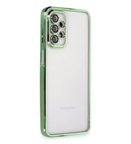 Durukar® Samsung Galaxy A23 4G Kılıf Lensli Silikon - Yeşil