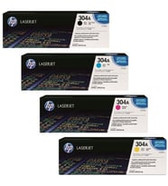 Hp Cc530A (304A) 4 Renk Set Orijinal Toner - Cp1025 (Çok Renkli)