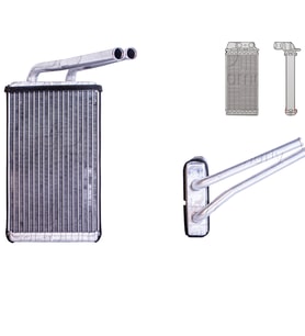 Kalorifer Radyatörü Brazing Mt-At 245x156x32 Mm – 96629611 WISCO – Chevrolet 06 Ve Sonrası Uyumlu