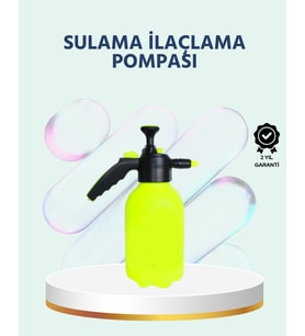 Basınçlı El Pompası 2 Litre Bakır Nozul Ayarlı Jet ve Dağınık Atım