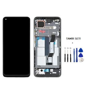 Xiaomi Mİ 10T PRO Uyumlu Lcd Ekran Dokunmatik Servis Lcd ÇITALI SİYAH + TAMİR SETİ