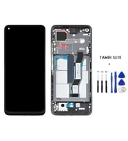 Xiaomi Mİ 10T PRO Uyumlu Lcd Ekran Dokunmatik Servis Lcd ÇITALI SİYAH + TAMİR SETİ