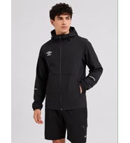 UMBRO Milo Hooded Erkek Siyah Fermuarlı Kapüşonlu Spor Sweatshirt - FC0501