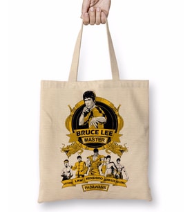 Bruce Lee e Padawans Bez Çanta Uzun Saplı