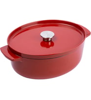 Kitchenaid Cast Iron 30 Cm/5,6 L Oval Kapaklı Tencere, Kaliteli, Sağlam Ve Uzun Ömürlü, Kızartma, Kı (Çok Renkli)