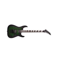 Jackson 2918804587 JS Series Dinky Arch Top JS32Q DKA Elektro Gitar (Transparent Green Burst) Egzotik Klavye, Kapitone Akçaağaç Üst ve Floyd Rose Tremolo