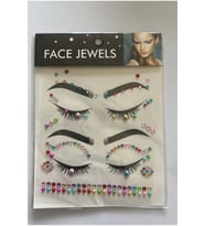 Face Gems Yüz Süsleme Taşı Vücut Kristali Model 20