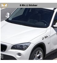 0 Rh (-) Sticker
