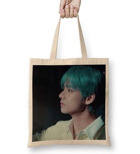 Bts V Lights 02 Bez Çanta Uzun Saplı