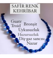 SERTİFİKALI ORİJİNAL KEHRİBAR YETİŞKŞN KOLYE 45-47 cm