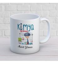 Kişiye Özel Meslek Kimya Öğretmeni Hediyelik Kupa Bardak