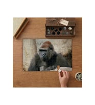 Gorilla - Vahşi Hayvan Tasarımı 240 parça Ahşap Puzzle Ahşap Kutuda MP05300