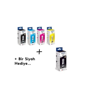 103 L3151 Mürekkep Seti + 1 Adet Siyah Hediyeli EPSON 103 212