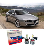 Alfa Romeo 159 Led Xenon Kısa Far Ampulü H7 Duo Yeni Seri Beyaz