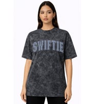 Taylor Swift Swiftie Şarkıcı Baskılı Unisex Oversize Vintage Yıkamalı Tişört